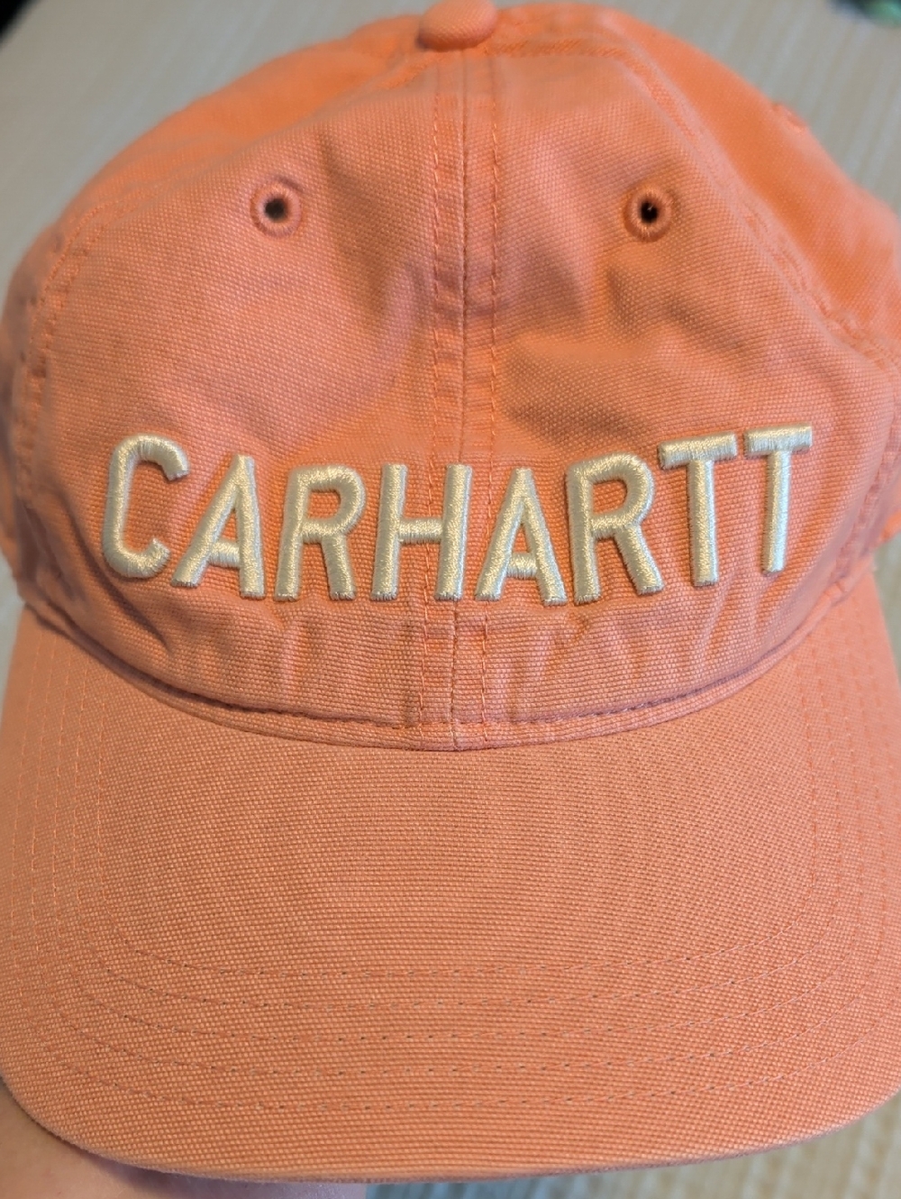Carhartt Coral Embroidered Logo Baseball Cap